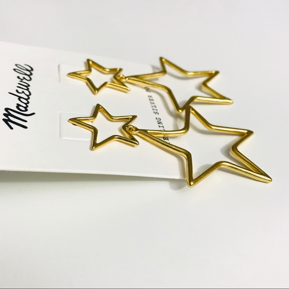 Madewell Night Star Statement Earrings NWT LAST - Picture 6 of 7